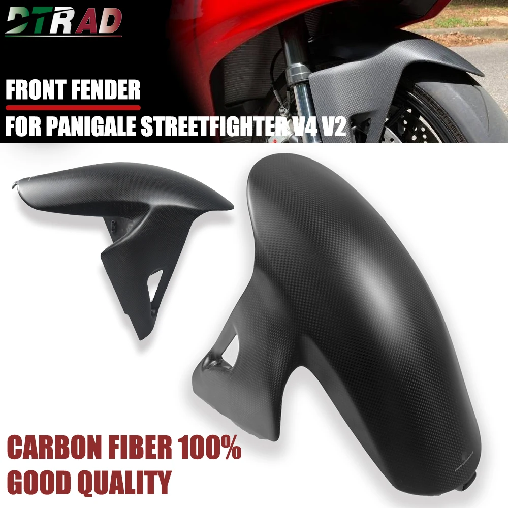 Parafango Anteriore In Fibra Di Carbonio Per Moto Per Ducati Panigale V4/S/R V2 Streetfighter V2 V4/S Superleggera V4 Accessori