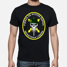 

FUERZA DE ACCION RAPIDA,INFANTERIA LIGERA. Men T-Shirt Short Casual 100% Cotton Shirts Size S-3XL