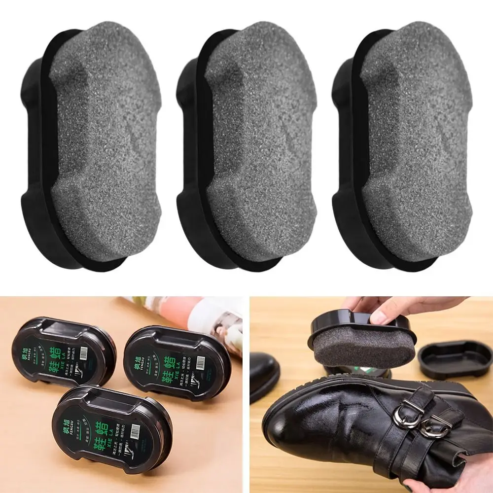 Quick Polish Shoes Cleaning Brush Liquid Cleaning Wax Leather Polishing Sponge Shoe Cleaning Kit