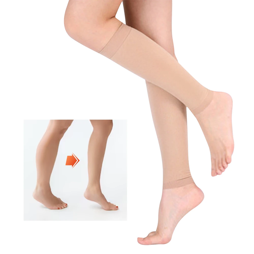 

Varicose Vein Fatigue Relief Leg Warmer Compression Calf Sleeve Sock Relieve Long Stocking Sport Elastic Support Leg Calf Sock
