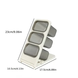 Oversized Desk Organizer Pen Holder - Sleek Pencil Storage Box and Desktop Stand for Office, School, and Makeup Supplies (1pc)