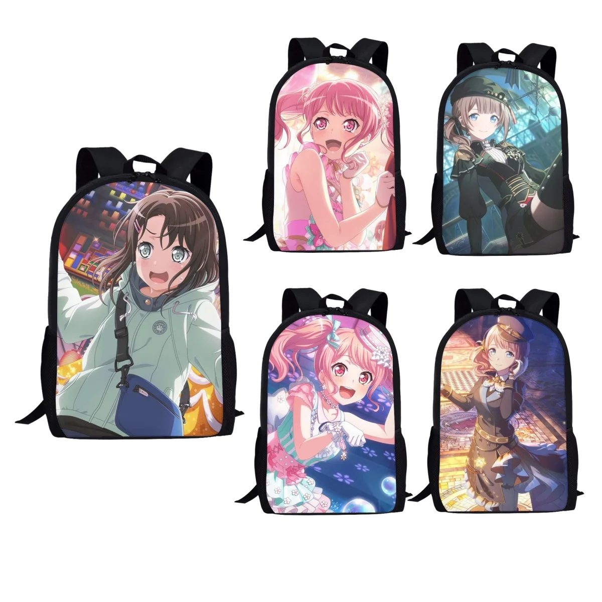 

BanG Dream Anime Pattern Children Girls School Bag Simple High School Knapsack Personalized Bookbags for Teenagers Mochila