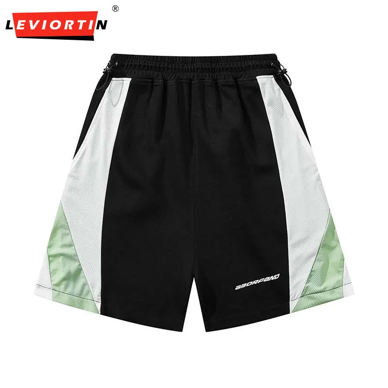 

Hip Hop Jogger Shorts Y2K Streetwear Harajuku Patchwork Baggy Track Shorts 2023 Men Summer Fashion High Street Casual Sweatpants