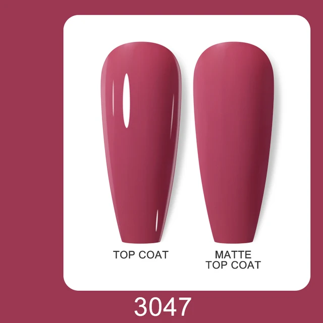 Arte Clavo 15ml Brown Coffee Color UV Gel For Nail Gel Nail Polish Varnish Hybrid Glitter Decoration Base Top Coat Set 3047