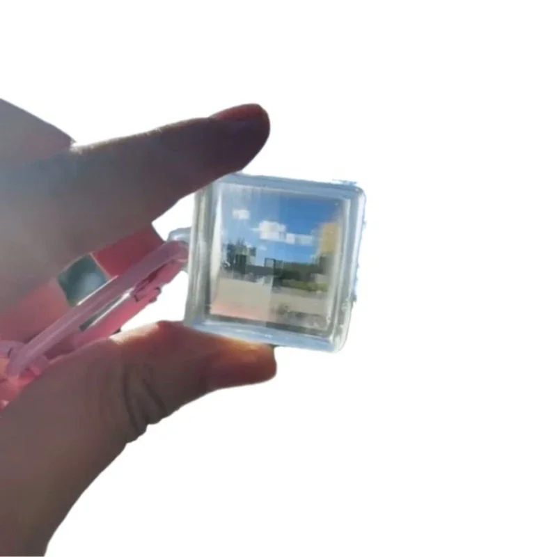 Acrylic Mosaics Pixel Photography Tool Transparent for Keychains Sharing Travel Memories Blue Black Pink