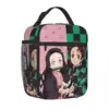 Demon Slayer Anime Nezuko Tanjiro Insulated Lunch Bags High Capacity Meal Container Thermal Bag Lunch Box Tote Office Outdoor 1