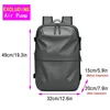 Vacuum Compression Travel Backpack for Men 17in Waterproof Multifinonal Notebook Backpacks Anti Theft Back Bags High Quality New 6