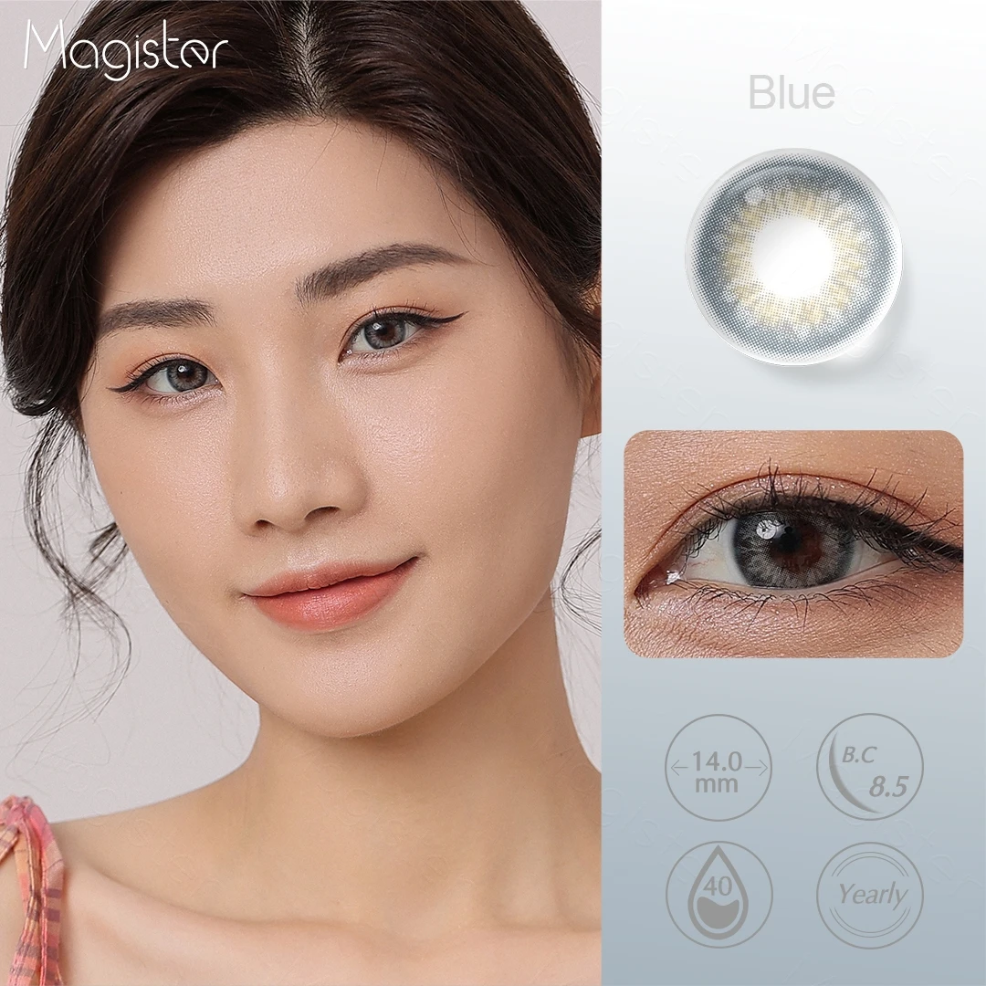 Magister Colored Contacts Halloween Contact Lenses for Eyes Yearly Cosplay  Contacts Circle Grey Blue Purple Green lenses contact - AliExpress