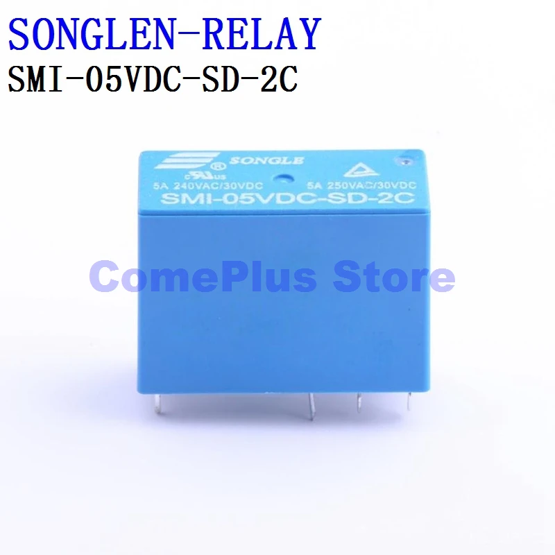 5pcs new 95220 2s000 95224 2p030 2p050 2d00 12v 4 pin relay 5PCS SMI-05VDC-SD-2C SMI-24VDC-SL-2C SONGLEN RELAY Power Relays