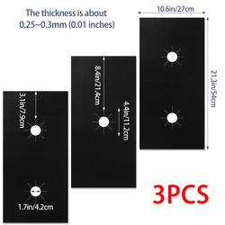 Silicone Non-Slip Induction Cooker and Baking Protection Mat (54x27cm 3PCS)