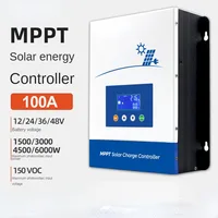 ICharger-MPPT-10048 Photovoltaic Power Generation Controller MPPT/100A High Power 12V/24V/36V/48V Solar Controller 1