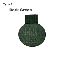 Multicolor Self-Adhesive Leather Pen Holder with Elastic Loop for Notebooks and Journals (Type 2 dark green)