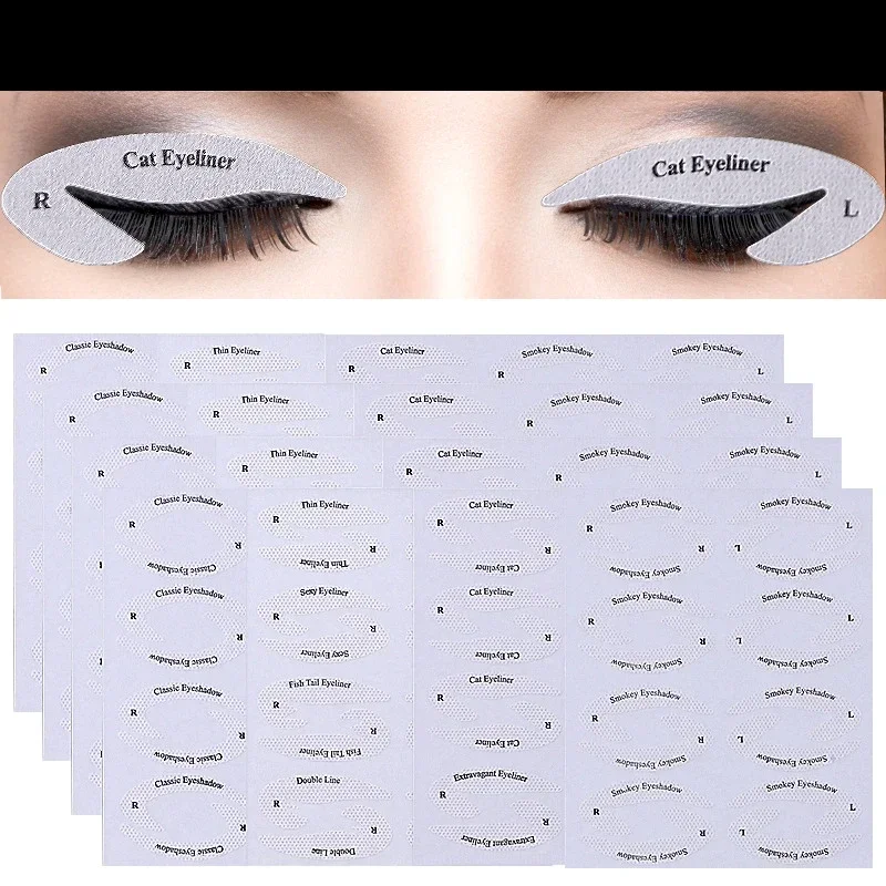 

Eye Makeup Stencils Sticker Card Eyeliner Template Eyeliner Eyeshadow 3 Minute Lazy Shaping Tool Styling Drawing Guide New Style