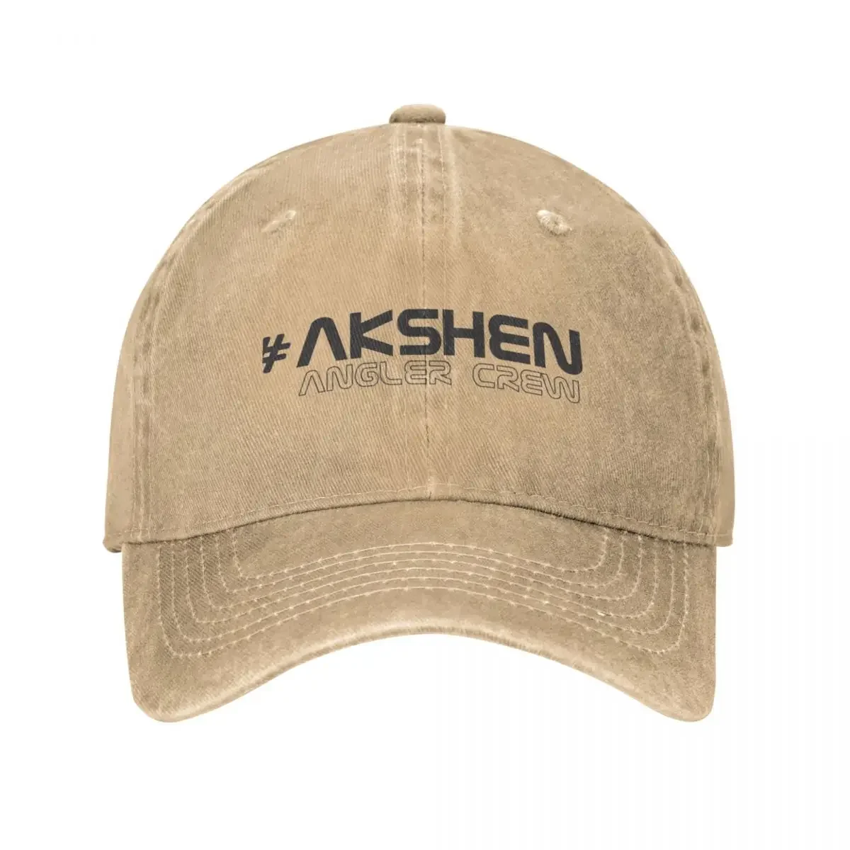 

2023 New Akshen Unlimited Angler Crew Cap Cowboy Hat Icon Hiking Hat Christmas Hats Sun Cap Women's Beach Outlet Men's