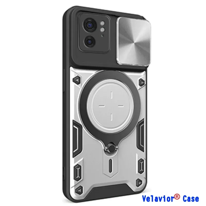 

For Motorola Edge 2023 Case Car Magnetic Ring Holder Stand forEdge40 Pro Edge40Pro 40Pro 5G 2023 Push Camera Shockproof Cover