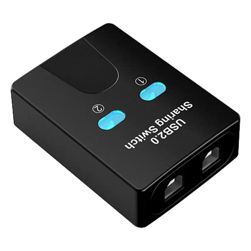 

USB Peripheral Switcher Adapter Box Hub USB Sharer With 2-in 1-out Design Convenient And Practical KVM Switches USB Printer