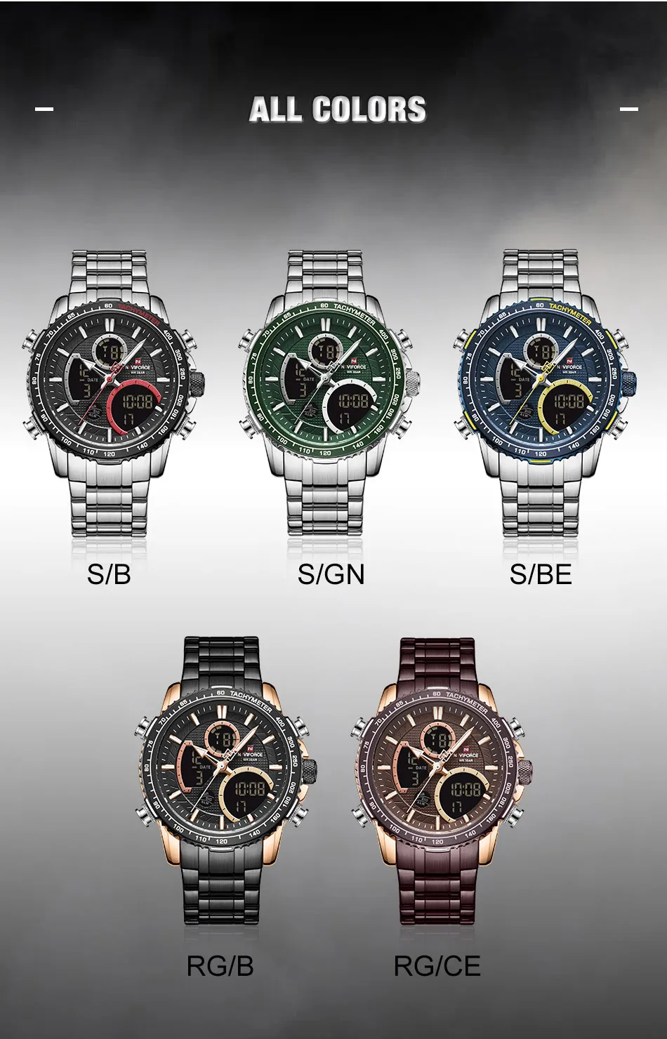 quartz watches gold NAVIFORCE Men Watch Top Luxury Brand Big Dial Sport Watches Mens Chronograph Quartz Wristwatch Date Male Clock Relogio Masculino Quartz Watches cheap