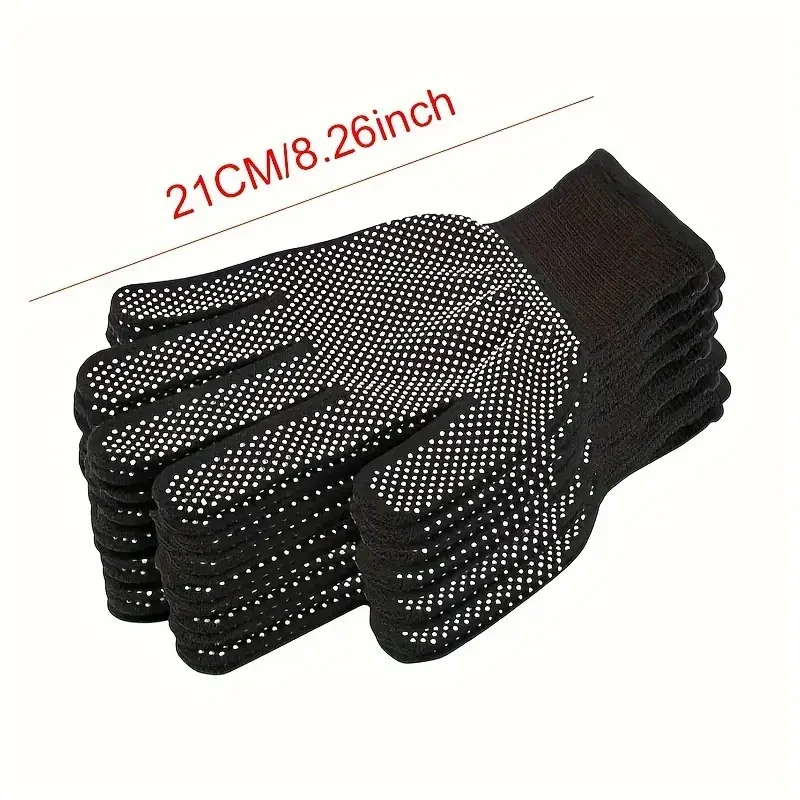 10PCS Nylon Gloves - Breathable Non-Slip for Cycling, Fishing, Camping - Unisex Multicolor