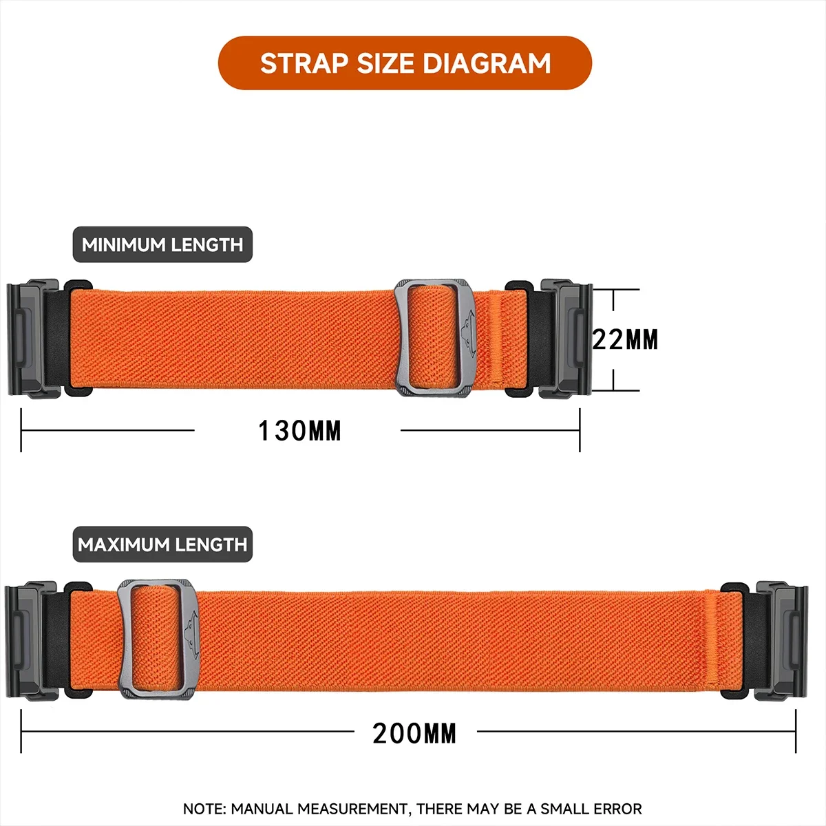Universal Quick Fit Nylon Braided Watch Band, 20/22/26mm