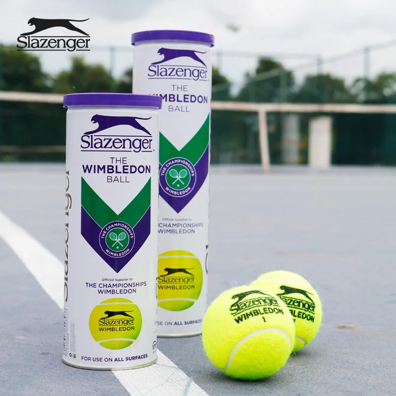 Slazenger-Balle de tennis 3 Ik/ Can, pressuriseur sous vide, entraînement,  Wimbledon - AliExpress