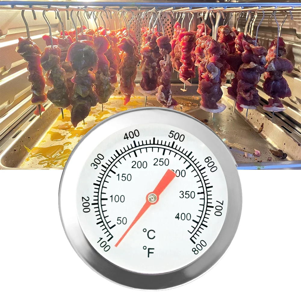52mm Oven Thermometer Barbecue Smoker Grill Temperature Gauge Meter BBQ Meat Thermometer Cooking 50-400/50-500 Degrees Celsius 6