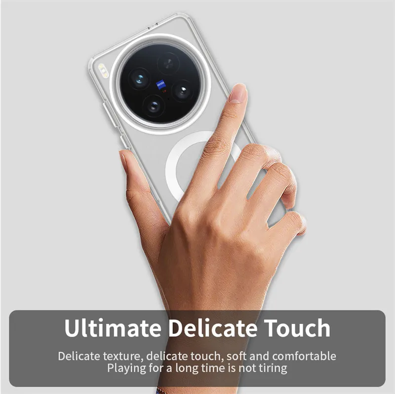Magnetic Matte PC Phone Case with Magsafe Wireless Charging Compatibility