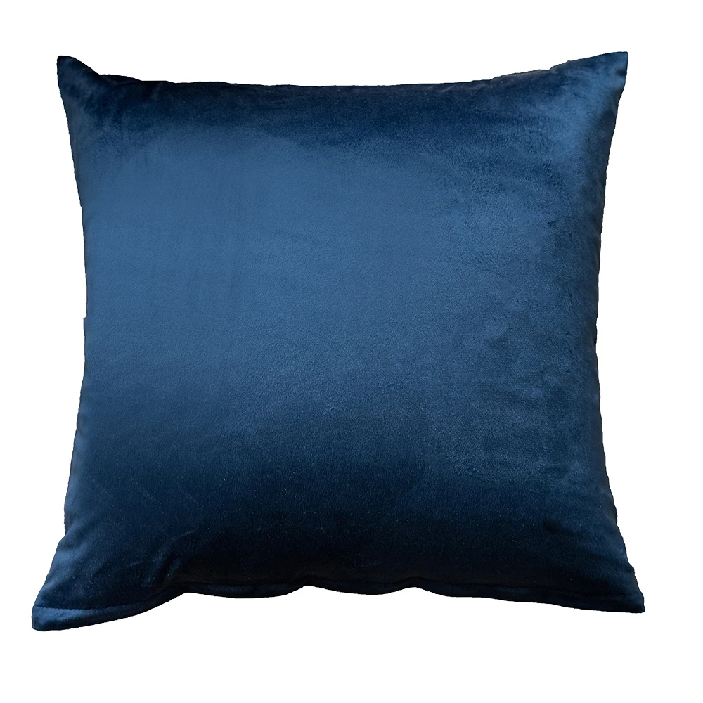 Velvet Throw Pillow Cover - Soft Solid Decorative Cushion Case for Home, Sofa, and Bedroom - Cozy Square Pillowcase