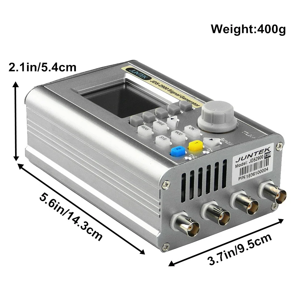 JDS2900 15/30/40/50/60MHz DDS Dual-CH Function Signal Generator Arbitrary Wave