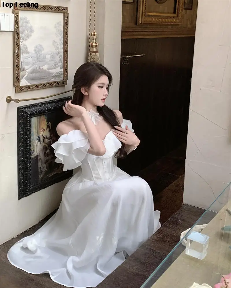 Summer New Floral Midi Dresses for Women Elegant Casual Birthday Party Dress Vintage Chic A-Line Prom Robe Wedding Vestido Mujer