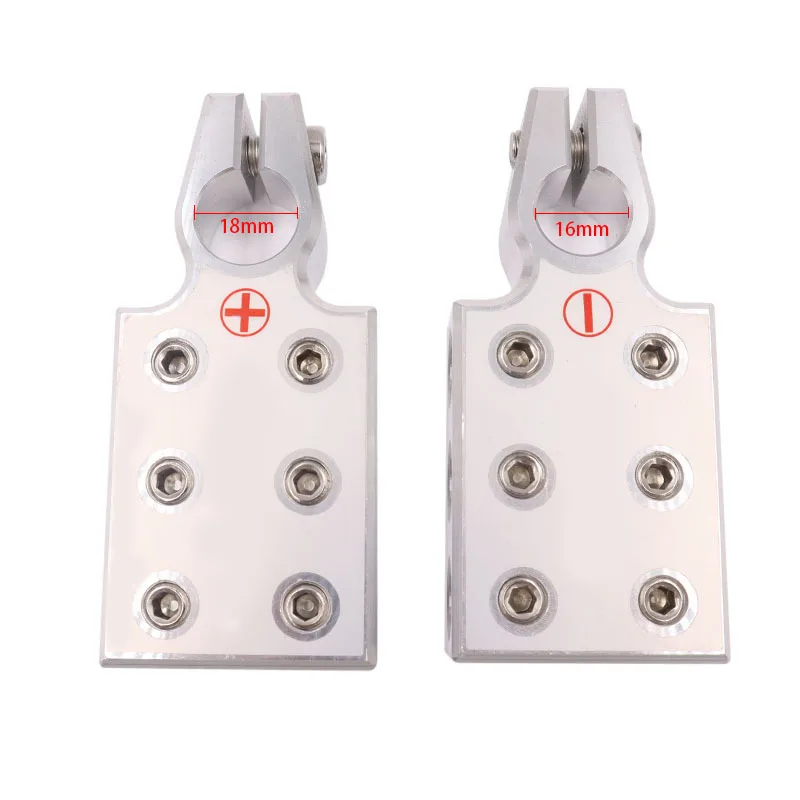 1Pair Battery Terminal Post Clamp Battery Positive Negative Car Terminal Connector Audio Modification for Caravan RV Bus battery terminal connectors