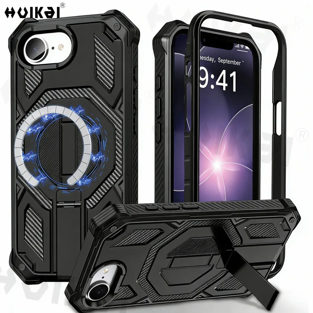 Magnetic Military-Grade Shockproof Protective Phone Case
