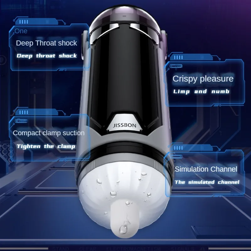 JISSBON Smart Sex Robot Masturbator Cup Maschio Automatico Succhiare Vibrazione Masturbazione Figa Pompino A_voghion.com