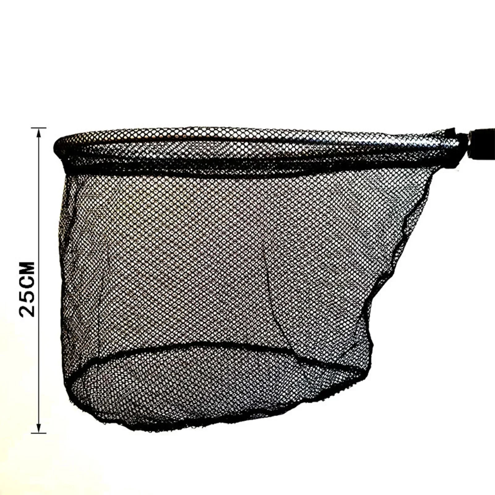 Hot Sale Fishing Accessories Fly Fishing Goods Landing Net with Corrosion Resistant Handle Knotless Mesh Gift for Friends Family