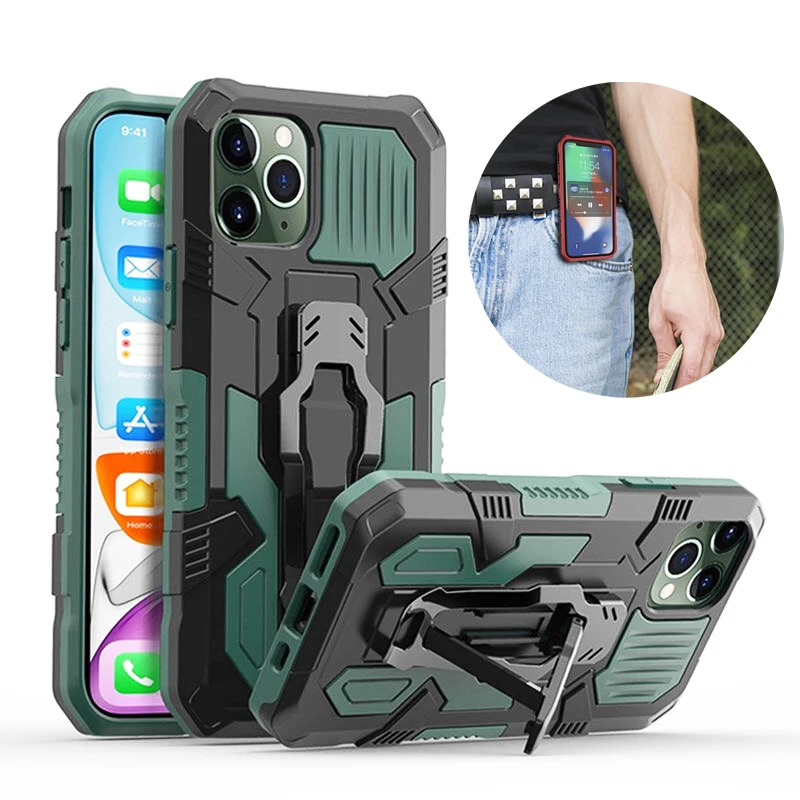 Shockproof Armor Vehicle Magnetic Phone Case