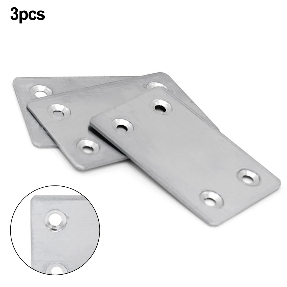 Description Picture 3 of itemWooden Angle Corner Brackets Furniture Flat Mending Repair Plate Fastener 4-hole Fixing Piece Furniture Connector Hardware
