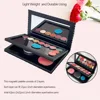 Double Side 2 Layer Book Shape Empty Magnetic Eyeshadow Makeup Palette with Mirror,Fits Standard and Deep Pans 4