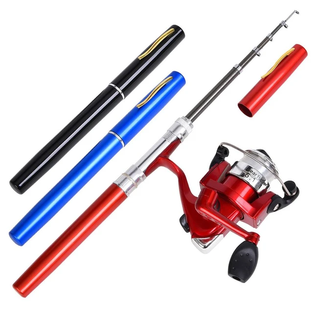 Portable Pen Fishing Rod Ultralight Telescopic Fishing Pole Mini Travel Pocket  Rod Set Fishing Accessories Saltwater Freshwater - AliExpress