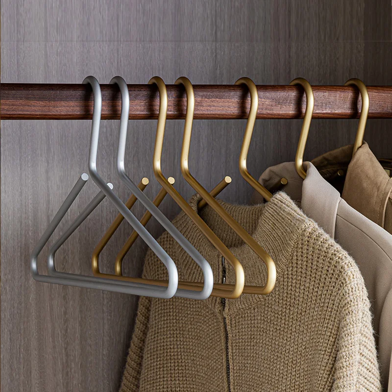 Amber Home 30 cm glanzend koper metalen broek hangers 20 stuks, mode