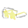 KAMMPT 16 Pairs Per Set Rimless Star Shaped Sunglasses Fashion Cute Candy Color Rave Shades Trendy Beach Vacation Sun Glasses 6