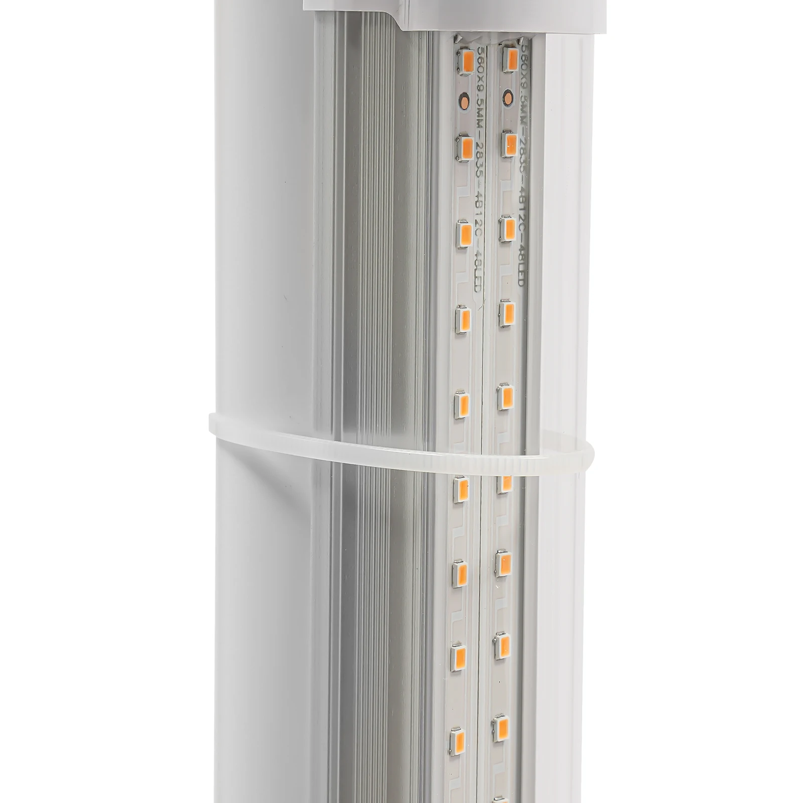 30-Loch-Hydrokultur-Turm-Anbausystem mit LED-Leuchten und Ständer, vertikales Gartenset für den Innenbereich für Kräuter und Gemüse (weißer Tank) – Detail 12