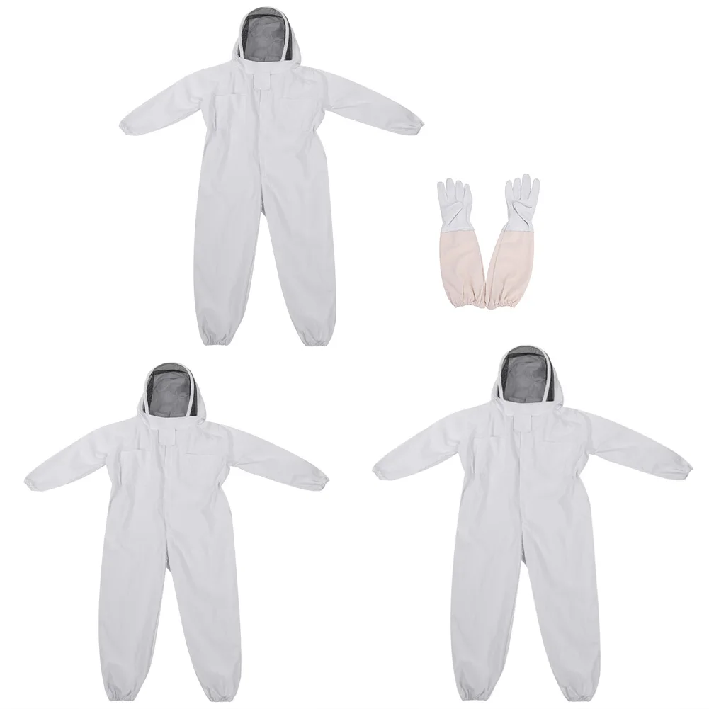 Professional Beekeeping Protective Suit Gloves Beekeeper Protect Equipment Jumpsuit