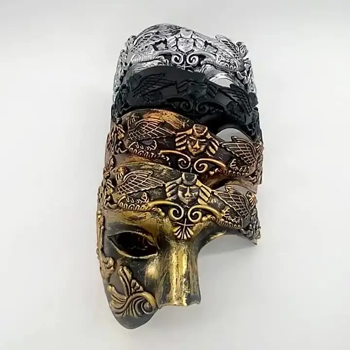 Máscaras De Baile De Máscaras Para Hombres Y Mujeres, Parejas, Máscara De Dios Griego Romano, Disfraz