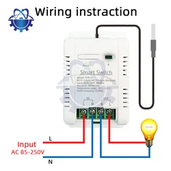 Remote Control Wireless WIFI Switch Module AC85-250V 16A Wireless Switch Compatible With Google Home Timer Function Relay DIY