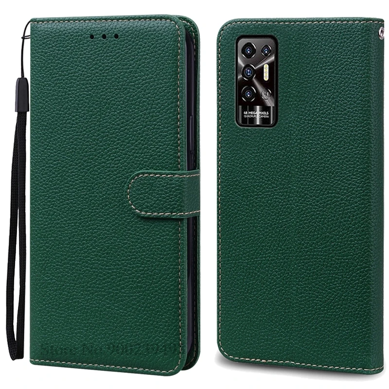 Leather Wallet Flip Case - Stylish Protective Phone Cover & Bumper Shell