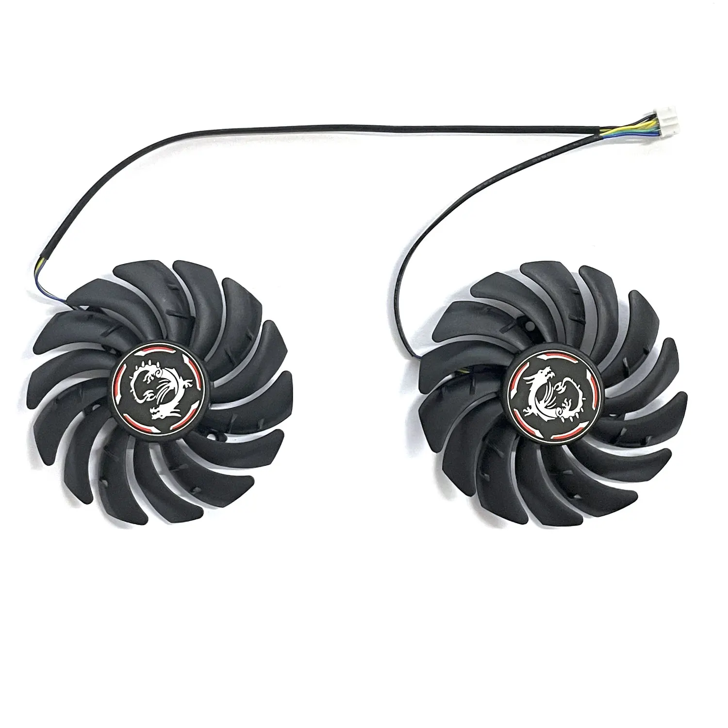 Gpu Cartão Cooler Ventilador para Msi Geforce Gtx 1650 Super 1660 1660ti Gaming x Placa Gráfica Fan Peças Lote Pld09210s12hh - Imagem 2