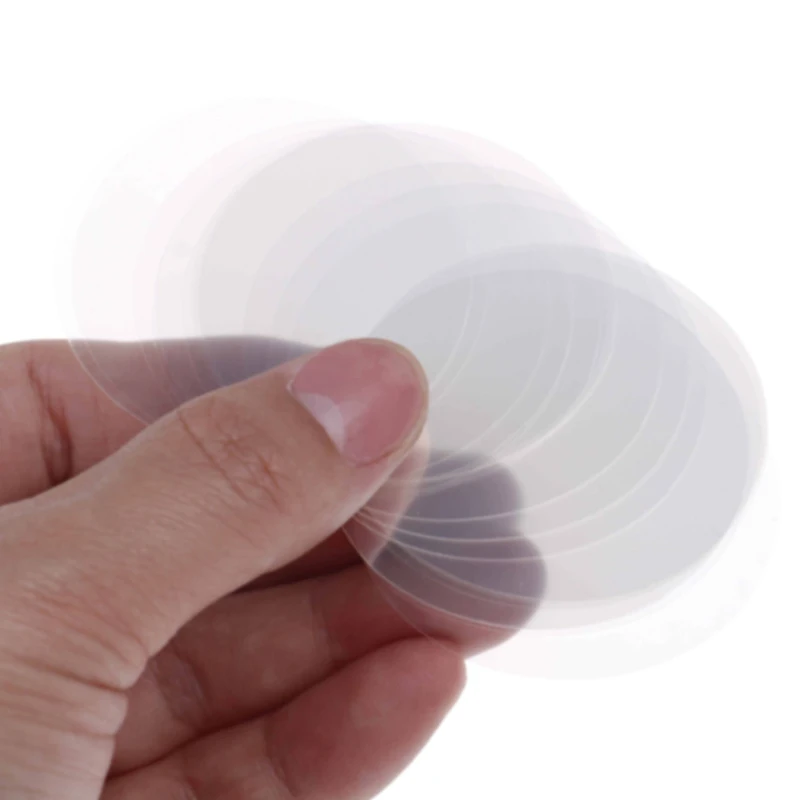 25mm 32mm 37mm 44mm 50mm 56mm 58mm 75mm Transparent film for DIY button badge making 100pcs 6
