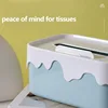 Cute Napkin Storage Box Creative Cell Phone Holder-Household Living Room Storage Tissue Box Paper Box Multi-Functional Organizer 4