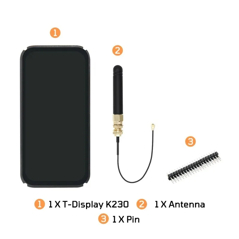 K230 1.6GHz 칩 4.1인치 AMOLED 스크린 Ai 개발 보드 LoRa + 이더넷 포트 + ISP 카메라