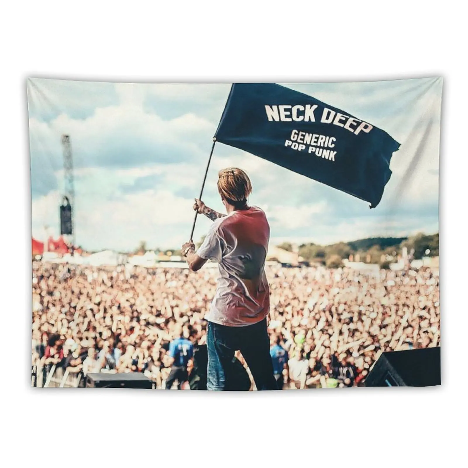 Ben Barlow Neck Deep flag Tapestry Decoration Home Home And Comfort Decor Tapestry