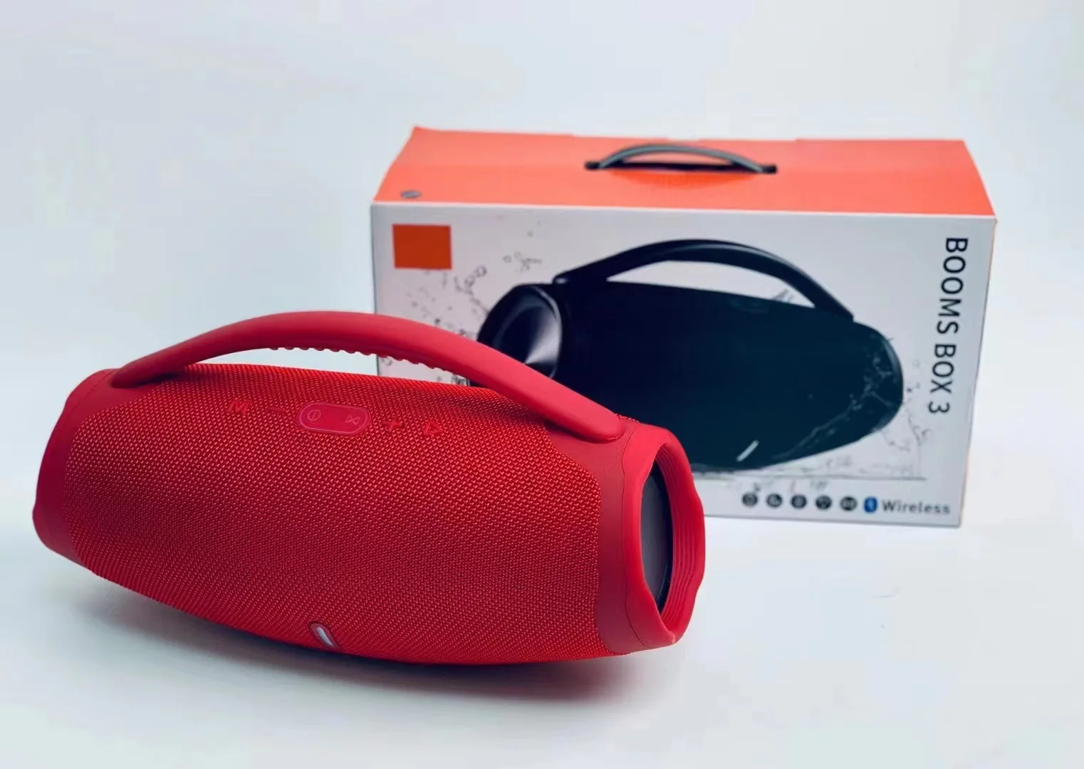 BOombox-3つの長方形スピーカー,高出力,大容量,ワイヤレス,屋外 BOombox-3つの長方形スピーカー,高出力,大容量,ワイヤレス,屋外
